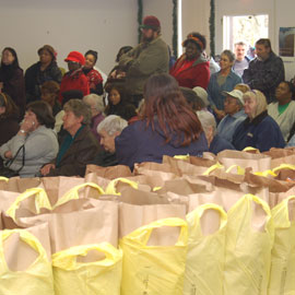 holiday food distribution